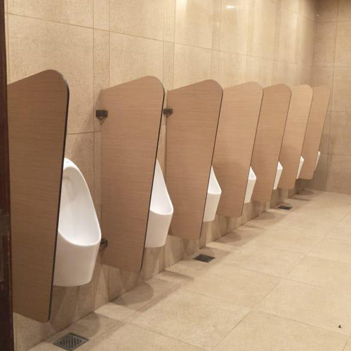 Boys Toilet Partition Cubicle - Color: Brown