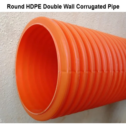 4 Inch Round Hdpe Double Wall Corrugated Pipe - Application: Used In Water Supply