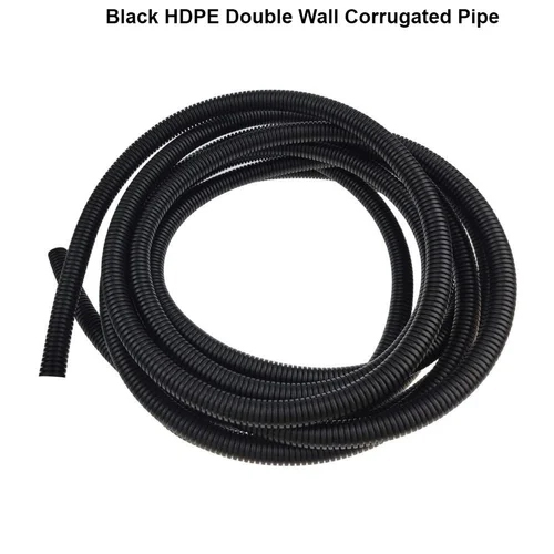 Infraduct 50mm Black HDPE Double Wall Corrugated Pipe