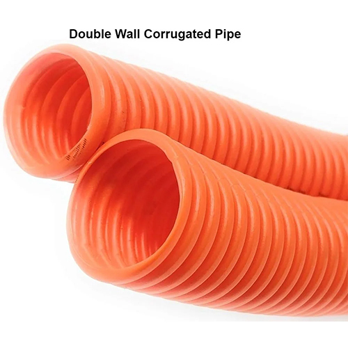 63mm Infraduct Orange Double Wall Corrugated Pipe
