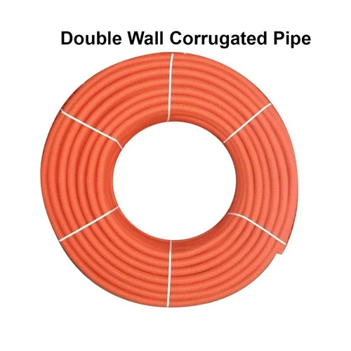 Infraduct 40 Mm Orange Double Wall Corrugated Pipe - Application: Agriculture