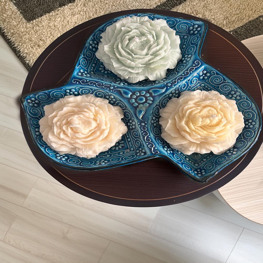 Rose Candle - Color: White