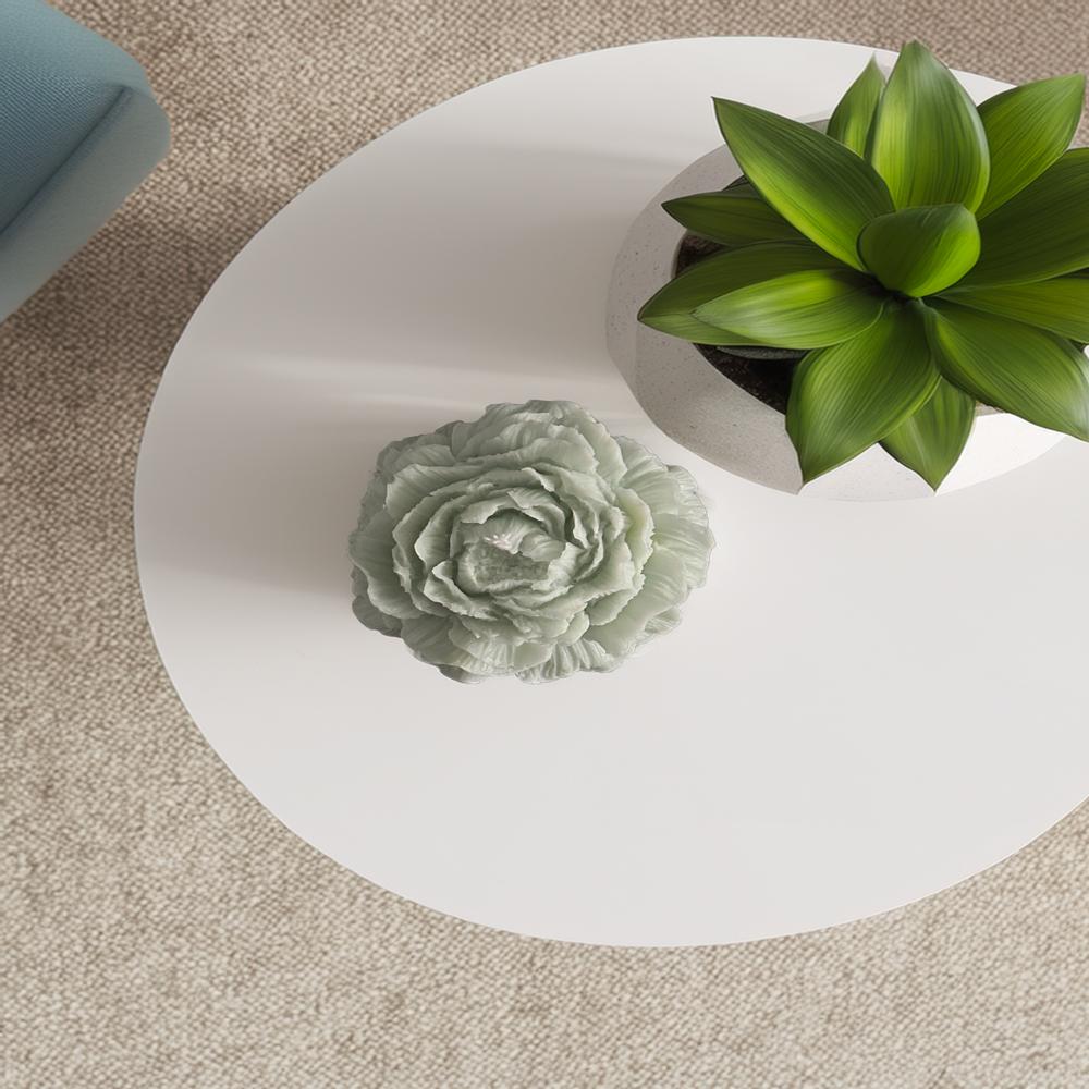 Rose Candle - Color: White