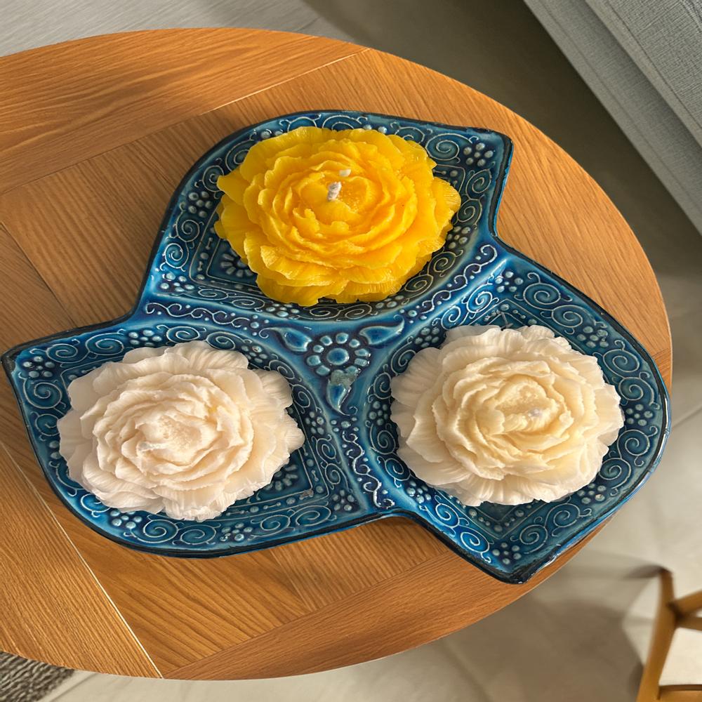 Rose Candle - Color: White