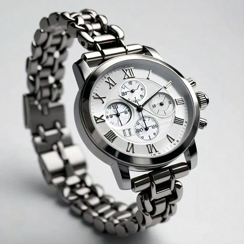 Customized Wrist Watch - Color Of Band: Silver