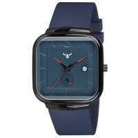 Men Square Wrist Watches - Color Of Band: Blue