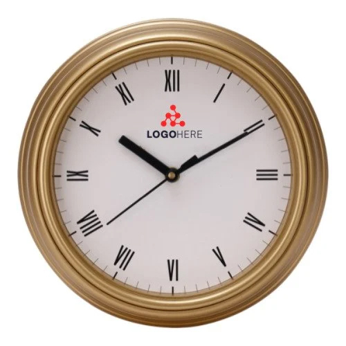 Promotional Wall Clock - Color: Brown