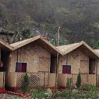 Luxury Bamboo Cottage - Color: Brown