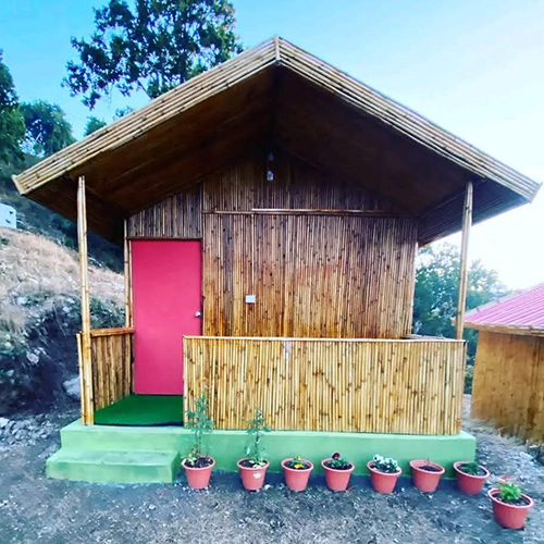 Bamboo House - Color: Brown