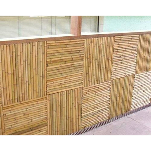 Wooden Prefab Bamboo House - Color: Brown
