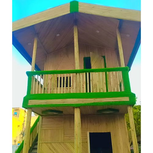 Double Floor Bamboo Hut