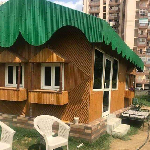 Prefab Bamboo Hut - Color: Brown