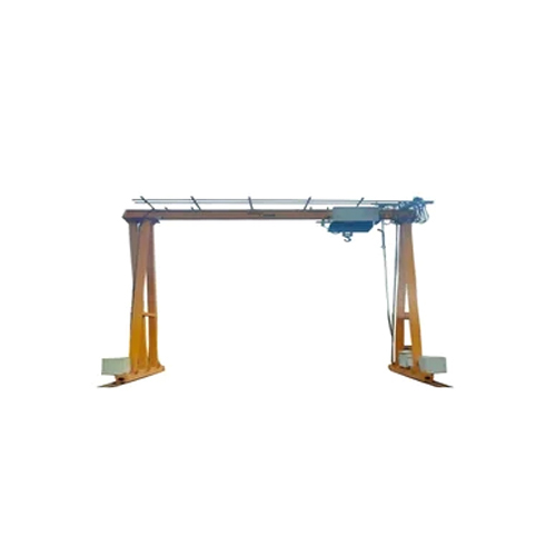 Single Grinder Goliath Crane - Color: Yellow