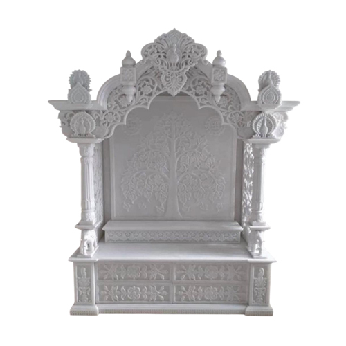 White Marble Home Temple