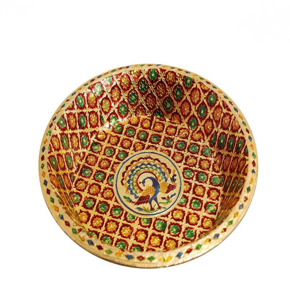 traditional  meenakari art bowl
