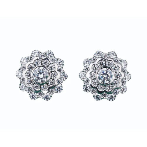 14Kt Diamond Earrings