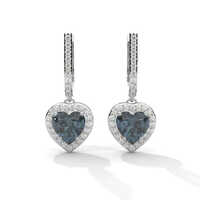 Heart Diamond Earring - Diamond Cut: Very Good