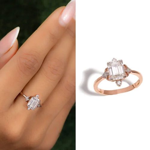 Party Diamond Solitaire Ring