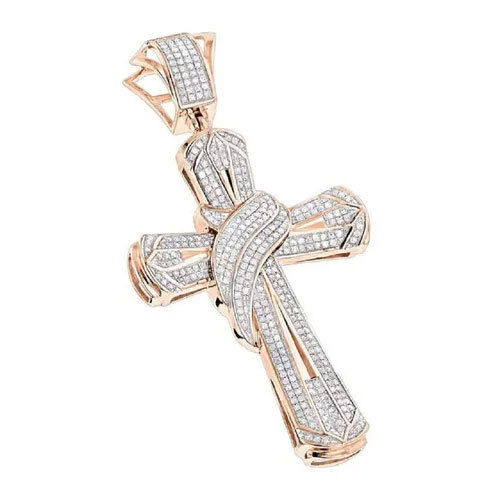 Mens Daimond Cross