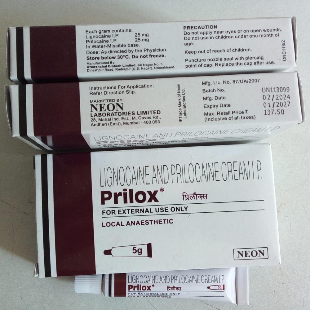 PRILOX CREAM 5GM