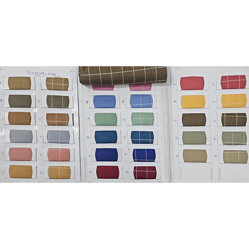 Checks  Fabric With Mix Match For Garments