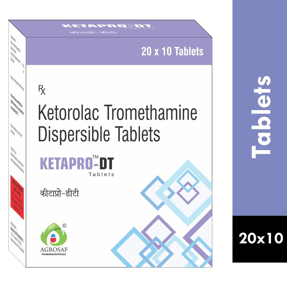 KETAPRO DT TABLET - Ketorolac (10mg) (DT)