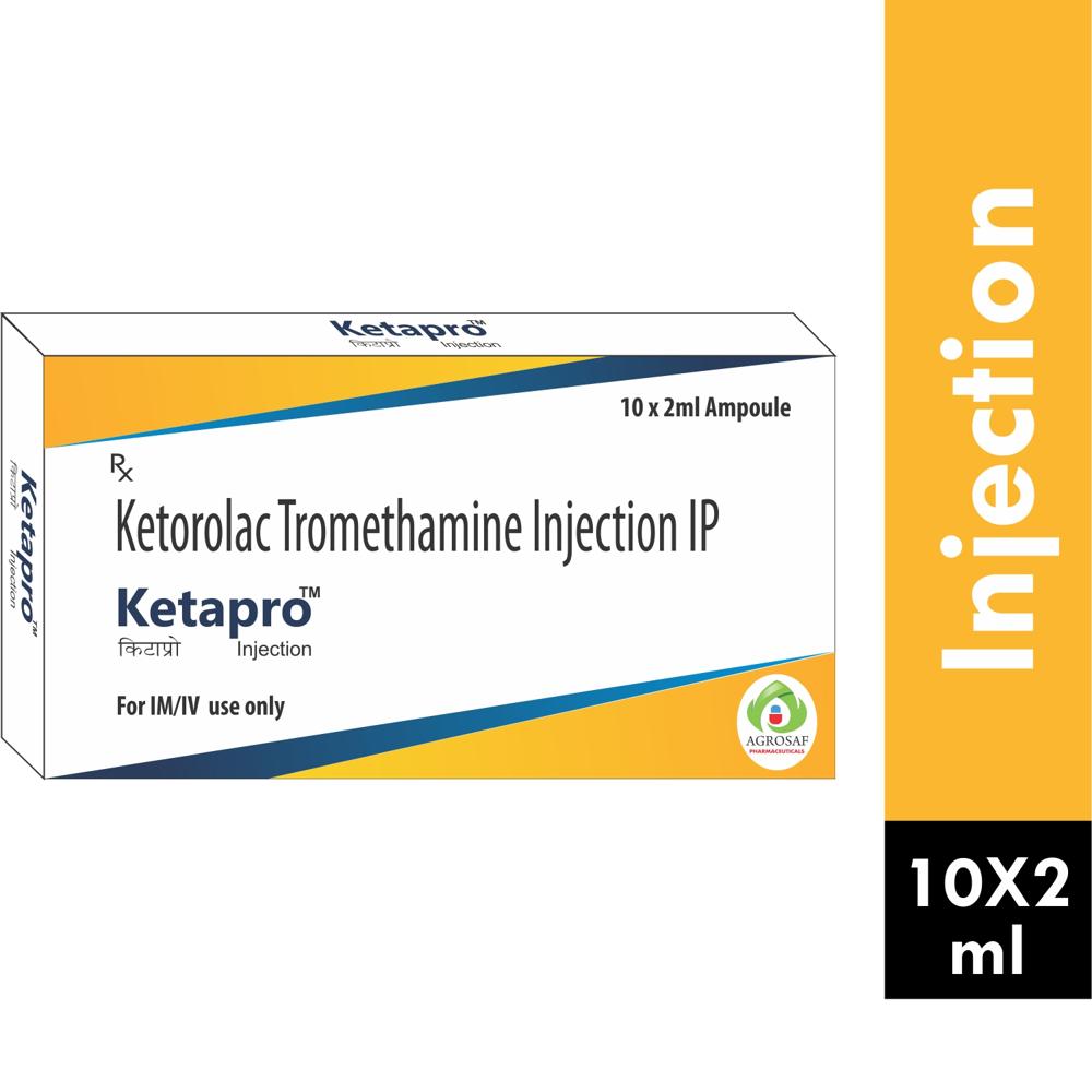 KETAPRO INJECTION - KETOROLAC TROMETHAMINE(15MG/ML) INJECTION