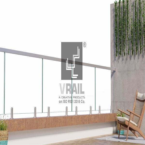 Contemporary Ss Railing - Stainless Steel Ss304 / Ss316 , Elegant Modular Fittings With Matt, Glossy, Powder Coating, Pvd, Wooden, Anodised Finishes