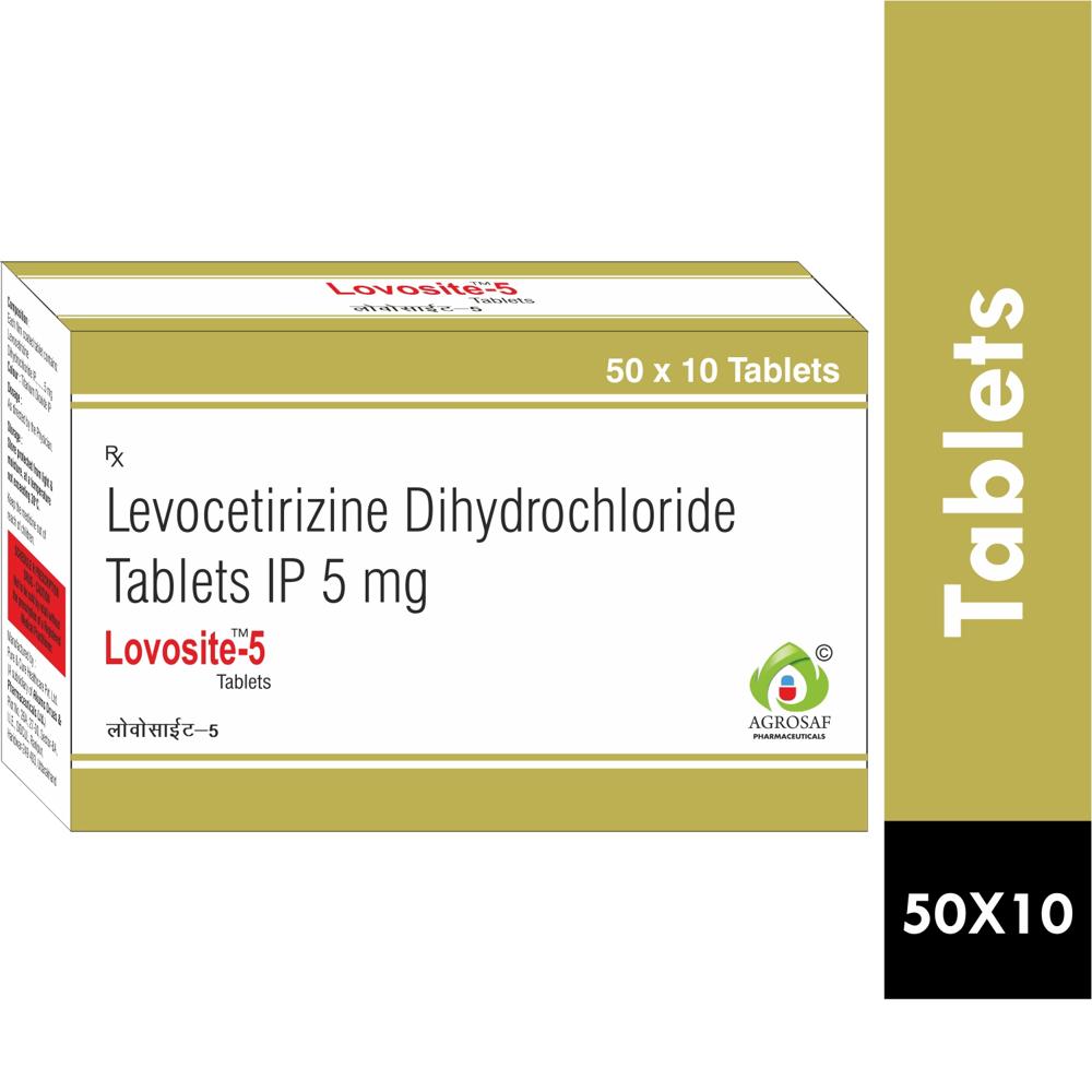LOVOSITE 5 TABLET 50X10 - LEVOCETIRIZINE 5MG