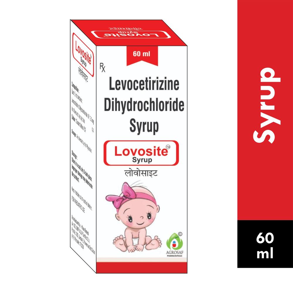 LOVOSITE SYRUP  -Levocetirizine (2.5mg/5ml)