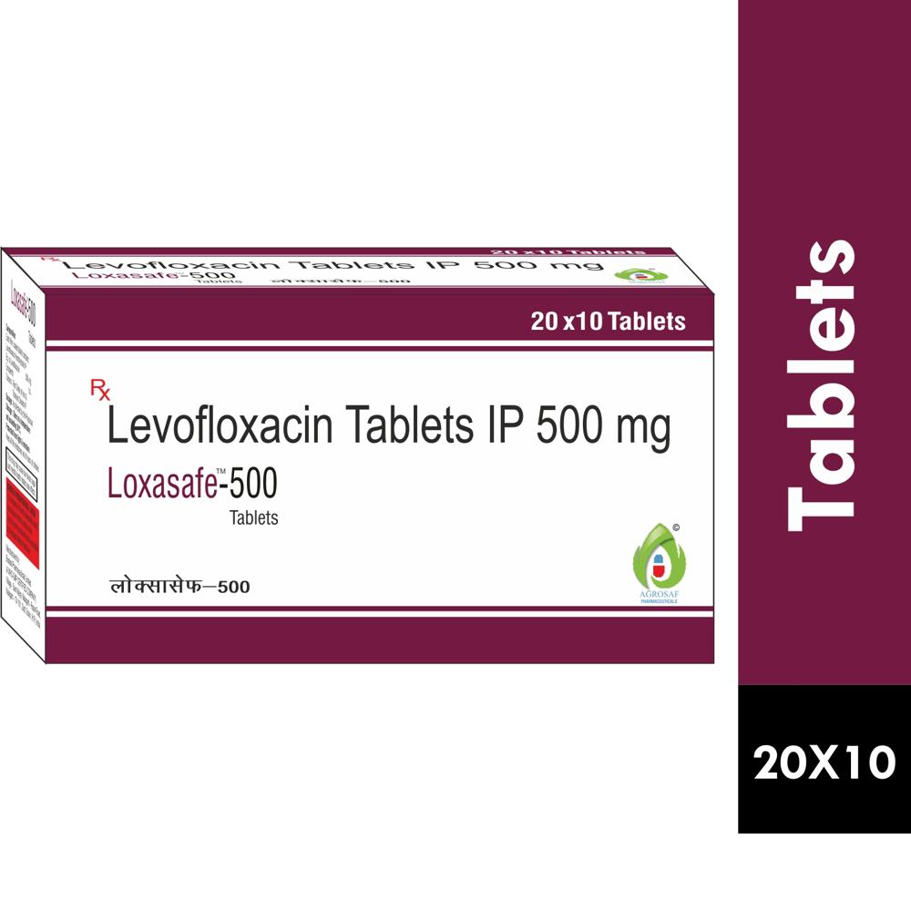 LOXASAFE 500 TABLET - LEVOFLOXACINE 500 MG