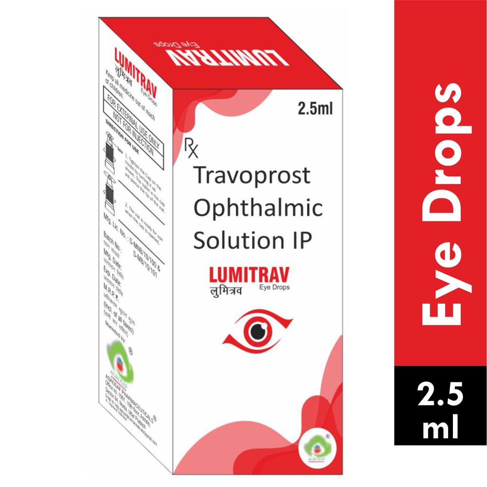 LUMITRAV EYE DROP - TRAVOPROST(0.004%W/V) EYE DROP
