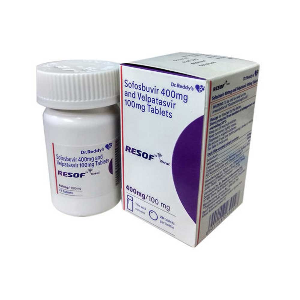 Resof Sofosbuvir 400mg + Velpatasvir 100mg Tablet