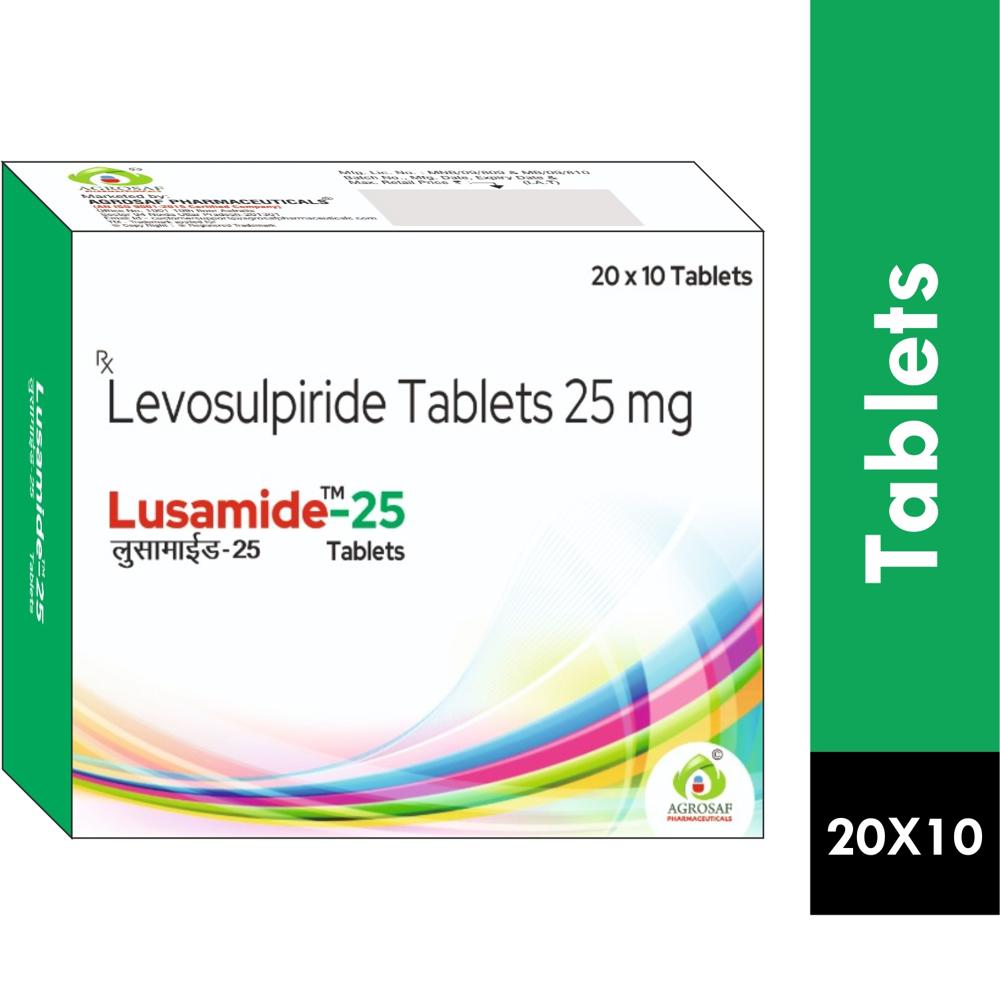 LUSAMIDE 25 TABLET 20X10 - LEVOSULPIRIDE 25MG TABLET