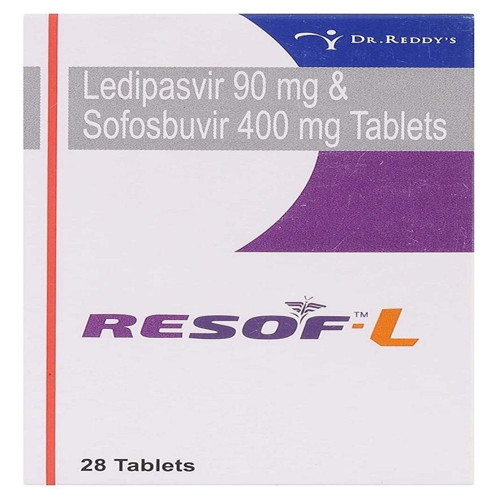 Resof-L Ledipasvir (90mg) + Sofosbuvir (400mg) Tablet 