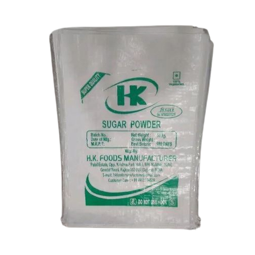 Printed Pp Woven Sacks Bag - Color: White (Base)