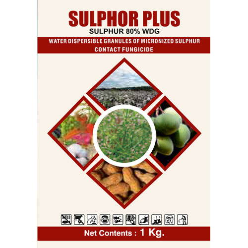 1Kg Water Dispersible Granules Of Micronized Sulphur Contact Fungicide - Application: Agriculture