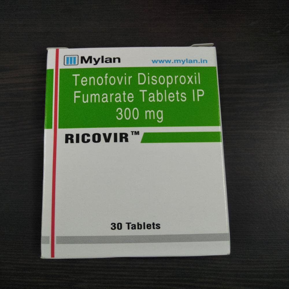 Ricovir Tenofovir disoproxil fumarate Tablet 300mg 