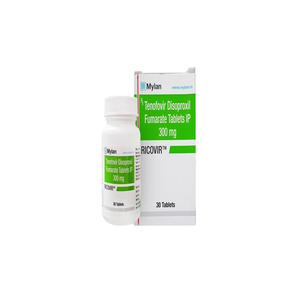 Ricovir Tenofovir disoproxil fumarate Tablet 300mg 