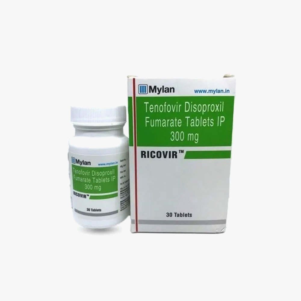 Ricovir Tenofovir disoproxil fumarate Tablet 300mg 