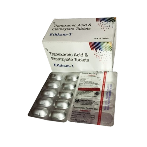Tranexamic Acid And Etamsylate Tablets - Drug Type: General Medicines