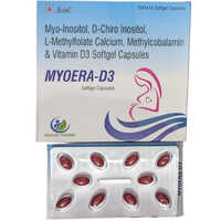 Myo Inositol D Chiro Inositol L Methylfolate Calcium Methylcobalamin And Vitamin D3 Softgel Capsules