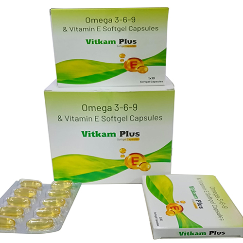 Omega 3-6-9 And Vitamin E Softgel Capsules