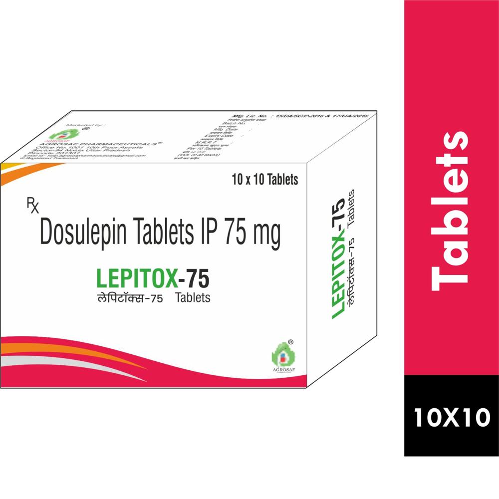 LEPITOX 75 TABLET - DOSULEPIN 75MG TABLET