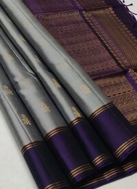 Pure handloom Double warp soft silk saree