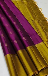 Pure handloom Double warp soft silk saree
