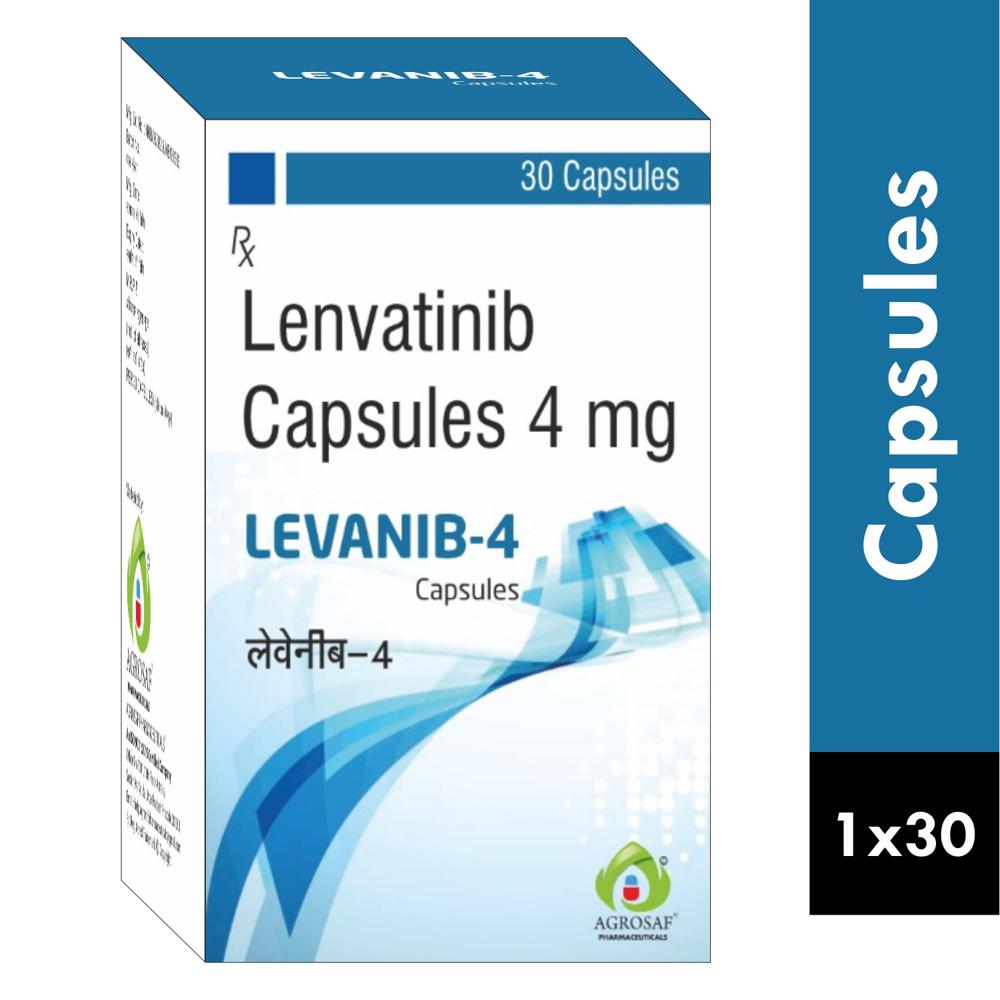 LEVANIB 4 CAPSULES - LENVATINIB MESYLATE IP 4.90MG EQ. TO LENVATINIB 4MG CAPSULE
