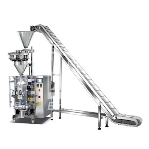 Pneumatic Intermitent Collar Type VFFS With Linear Weigher