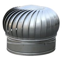 Turbo Air Ventilators - Stainless Steel, 24 Inch, Color Coated | Automatic Operation, Round Shape, Rooftop Installation For Efficient Ventilation