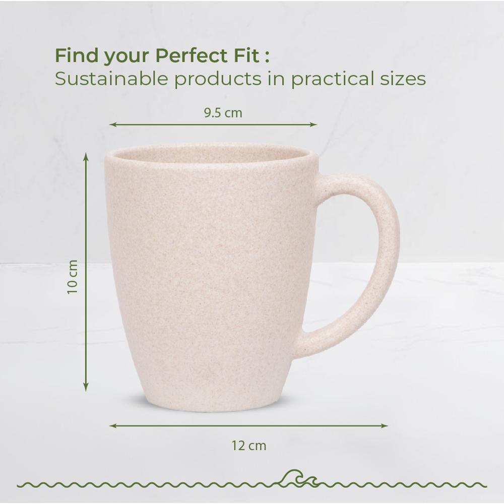300Ml off white Ecofriendly mug